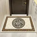Elegant new Chinese style anti-slip doormat with traditional round pattern for home entry - 40*60cm / New Chinese Style 24