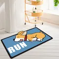 Tappetino assorbente antiscivolo in fango di diatomee Corgi blu per l'ingresso casa - 40x60cm / RUN Cane