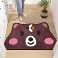 Tappetino da ingresso in fango di diatomee assorbente antiscivolo orso cartone animato - 40x60cm / Orso ape