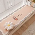 Crèmekleurige antislip vensterbankmat met schattig cartoonpatroon voor de slaapkamer - 60*120cm / Roze Oranje Paars (Cartoon Meisje)