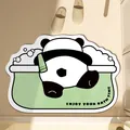 Tappetino da bagno antiscivolo a forma di panda carino per doccia e vasca da bagno - 40*60cm / Panda con Coda Nera