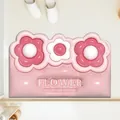3D roze bloem badmat met sneldrogend absorberend oppervlak voor een stijlvol interieur - 40cmX60cm / Roze