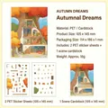 Autumn Dreams DIY 3D scene sticker set with 2 PET sheets and 1 background card - Autumn Dreams