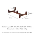 Support de gamelle pour animaux en bois d'acacia moyen 30x18,4cm à double fente surélevé - Support Double en Bois d'Acacia Moyen