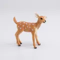 Figurine de faon Sika réaliste pour la décoration de bureau et l'éducation, hauteur 5,2 cm - Faon de Cerf Sika