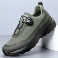 Zapatos de senderismo para hombre en verde oliva con sistema de cierre giratorio pro - 38 / Verde