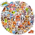 Bundle of 100 cute assorted cartoon animal stickers for kids waterproof reward decals - Q-Version Animal Mixed Stickers (BP-2187+1521)