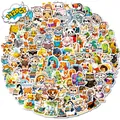 Set of 112 pieces cute cartoon animal stickers featuring reading themes for kids rewards - Animal Reading Theme Stickers (BP-DWKS-100)