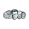 Horror movie monster enamel pin featuring Frankenstein, Pinhead and Leatherface characters - Horror Character Combination (QHXZ2654)