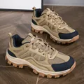 Scarpe da trekking professionali kaki da uomo con suola in gomma spessa antiscivolo - 38 / Cachi