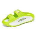 Comfortable lime green and white EVA slides for men soft beach sport slippers 2024 - 36 / Green