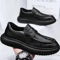 Premium black waterproof and non-slip men's loafers for kitchen and professional work wear SKU - 39 / Slip-on / Black