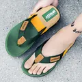 Infradito da uomo antiscivolo con suola morbida per spiaggia e outdoor durante l'estate - 39 / Verde