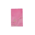 Elegante tarjeta de exhibición de joyas en mármol rosa con líneas doradas para sets - Tarjeta de Mármol con Lámina de Oro N.º 1 (N.º 1) / Paquete de 100 Piezas (6x9cm)