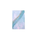 Elegant light blue and pink marble jewelry display card with gold leaf accents. - Gold Foil Marble Card No. 4 (No. 4) / 100 Pieces/Pack (6x9cm)