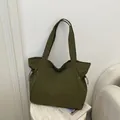 Waterproof olive green lightweight tote bag for yoga leisure and women's commute - Single Bag / Green