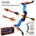 Children's sports compound bow toy set with glowing whistle rockets for outdoor shooting games - Whistle Rocket Compound Bow (68302) / 955g