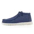 Blaue Canvas High-Top Loafer mit gesprenkelter Sohle, Unisex Freizeitschuhe - 36 / Blau