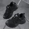 Zapatillas deportivas negras de malla para mujer con diseño transpirable - 35 / Negro
