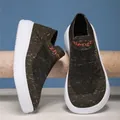 Sneakers slip-on in flyknit traspirante con punta larga per una comodità superiore. - 36 / Verde