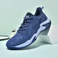 Chaussures de badminton bleu marine professionnelles avec support carbone durable - 36 / Bleu foncé