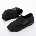 Atmungsaktive schwarze Mesh-Laufschuhe für Senioren mit Klettverschluss und Luftkissensohle - 35 / Schwarz