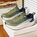 Moderne groene dempende sportschoenen voor dames en heren, trendy hardloopsneakers - 35 / Legergroen