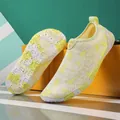 Zapatos de agua de camuflaje amarillo de secado rápido para playa y snorkel en pareja - Amarillo Albaricoque