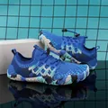 Scarpe da wading professionali blu con mesh traspirante e suola mimetica resistente - 35 / Blu zaffiro