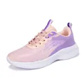 Scarpe da corsa da donna in maglia traspirante sfumata viola rosa - 35 / Viola
