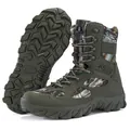 Hochwertige Camouflage Militär-Taktikstiefel mit rutschfester Gummisohle für Herren - 39 / Camo Grün