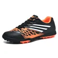 Professional lightweight turf soccer shoes for youth and adults with durable cleats - 30 / Black