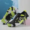 Chaussures d'eau antidérapantes et respirantes pour la plage et le yoga camouflage - 25 / Noir