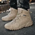 Durable breathable desert sand tactical hiking boots for outdoor combat training - 39 / Sand