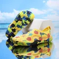 Gele waterschoenen voor kinderen met oceaanpatroon en antislip rubberen zool - 25 / Geel