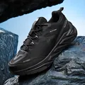 Black outdoor hiking shoe for men and women with non-slip sole and breathable mesh - 36 / Hiking Shoes (A88) / Black