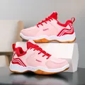 Chaussures de sport en mesh rose et rouge pour enfants pour le badminton et le tennis - 31 / Rose Rouge