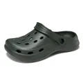 Dark green EVA thick sole breathable clog sandals with anti-slip design for beach or work - 35-36 / Green