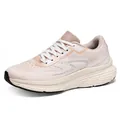 Leichte und atmungsaktive Herren-Laufschuhe aus beigefarbenem Mesh für den Sport - 39 / Orange