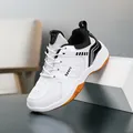 Professional breathable white children's badminton sports shoes with orange soles - 31 / White Black