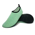 Scarpe da scoglio a righe verde chiaro ad asciugatura rapida per immersioni - 44-45 / K001 Verde