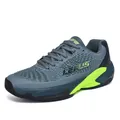 Chaussures de badminton professionnelles respirantes avec semelles antidérapantes grises - 36 / Gris foncé