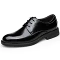 Chaussures Derby classiques en cuir noir pour hommes, style professionnel - 37 / Noir (1598655)