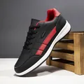 Zapatillas deportivas de exterior para hombre en negro y rojo con impermeabilidad - Negro Rojo