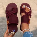Burgundy breathable mesh cross-strap beach slippers for women with soft sole design - 36 / Cross Strap Mesh Slides / Burgundy