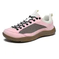 Premium pink and brown outdoor casual hiking shoes with non-slip rubber soles - 36 / Pink