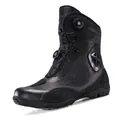 Botas profesionales de motociclismo negras con sistema de cierre rotativo avanzado para hombre - 37 / Negro