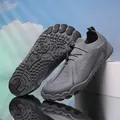 Scarpe da scoglio grigie unisex con rete traspirante e suola in gomma per sport acquatici - 36 / Grigio scuro