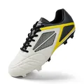 Professional football cleats with long studs for competitive play and training sessions. - 35 / Grey-Beige