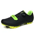 Professional QX2001 cycling shoes with rotary buckle in black and green - 39 / Black (QX2001-1 Mountain Lock)
